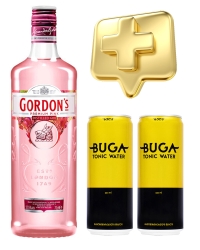 фото Джин Gordon`s Premium Pink 37,5% + Buga Tonic Water 2 pcs (1L)