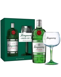 фото Джин Tanqueray Dry Gin 43% + 1 Glass (0,7L)