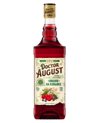 картинка Водка Doctor August Вишня на коньяке 20% (0,5L)