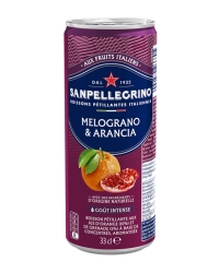 картинка San Pellegrino Melograno and Arancia, can (0,33L)