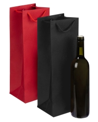 фото  Подарочный пакет `Малый` Черный/Красный 9 х 9х 34
