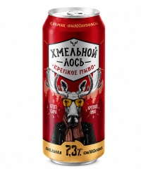 фото Пиво Хмельной Лось крепкое 7,3% Can (0,45L)