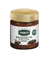 картинка Ponti Zero Bruschetta Black Olives Spread (130gr)