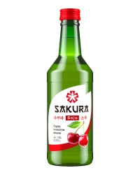картинка Водка Sakura Soju Cherry 13% (0,375L)