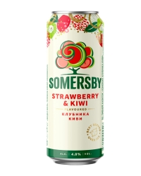 фото Пиво Somersby Strawberry Kiwi 4% Can (0,43L)
