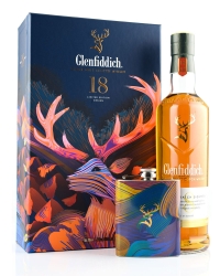 фото Виски Glenfiddich 18 YO 40% Gift Box + 1 Flask (0,7L)