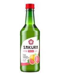 картинка Водка Sakura Soju Grapefruit 13% (0,375L)