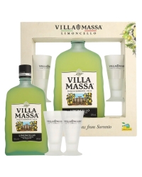 картинка Ликер Villa Massa Limoncello di Sorrento 30% + 2 Glass (0,7L)