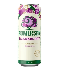 фото Пиво Somersby Blackberry 4% Can (0,43L)