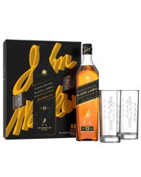 фото Виски Johnnie Walker Black Label 12 YO 40% + 2 Glass (0,7L)