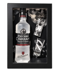 картинка Водка Русский Стандарт 40% + 2 Glass (0,7L)