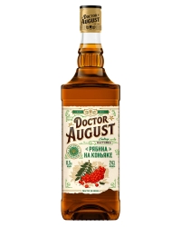 картинка Водка Doktor August Рябина на коньяке 20% (0,5L)